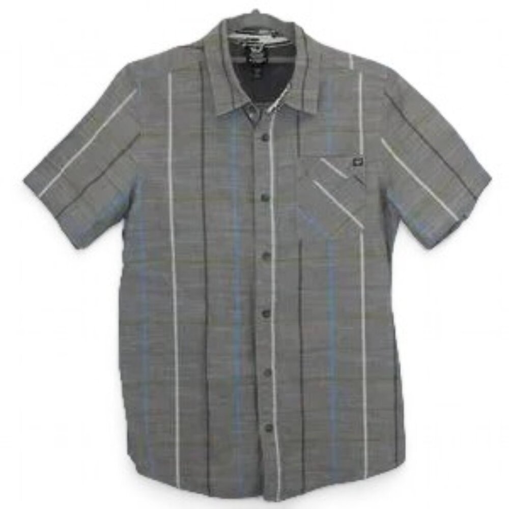 SHAUN WHITE  Short Sleeve Button Front Shirt Size Boys XL/TG (16)